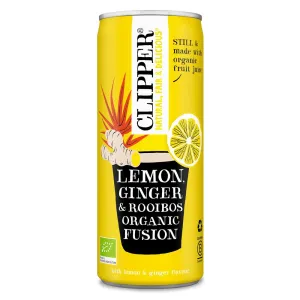 Clipper Lemon, Ginger & Rooibos Organic Fusion Iced Tea 250ml