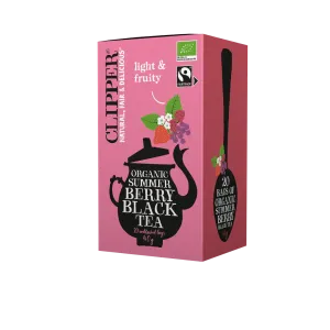 Clipper Organic Summer Berry Black Tea 40g