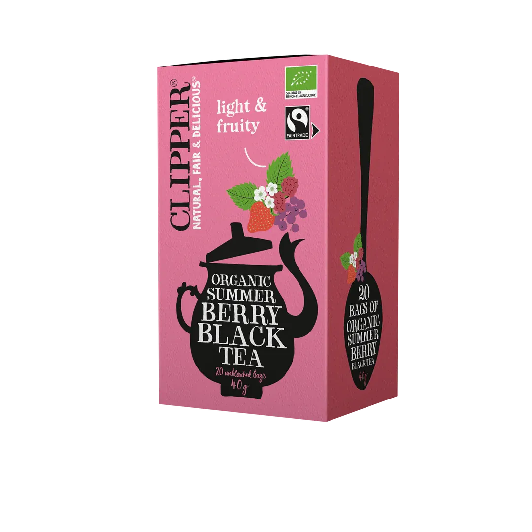 Clipper Organic Summer Berry Black Tea 40g