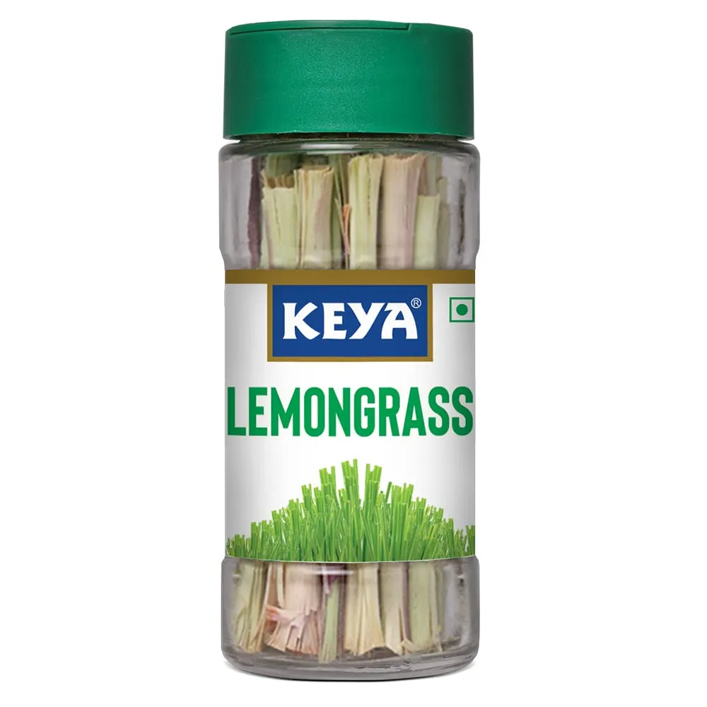 Keya Lemongrass | Seasoning for Meats, Soups, Sauces, and Vegetables | Rich in Antioxidants & Supports Digestion | No Artificial Flavours or Colours | 10g
