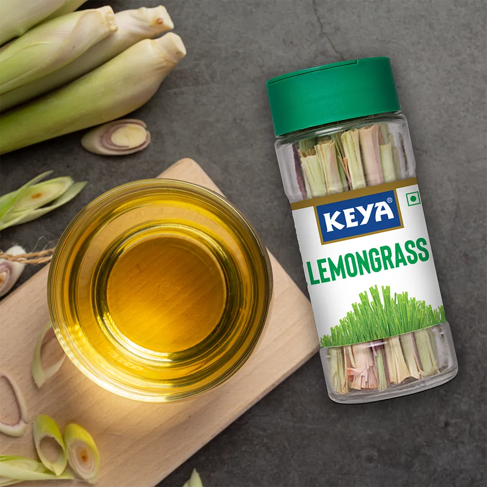 Keya Lemongrass | Seasoning for Meats, Soups, Sauces, and Vegetables | Rich in Antioxidants & Supports Digestion | No Artificial Flavours or Colours | 10g